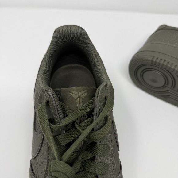 Nike Air Force 1 Low Kobe Bryant Mamba Cargo Khaki Snakeskin Men's Size 10 - NWT - Picture 6 of 10